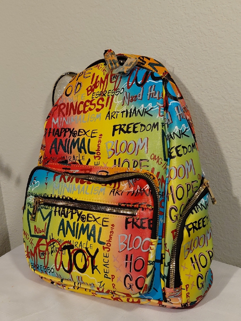 Queen Bee Graffiti Backpack